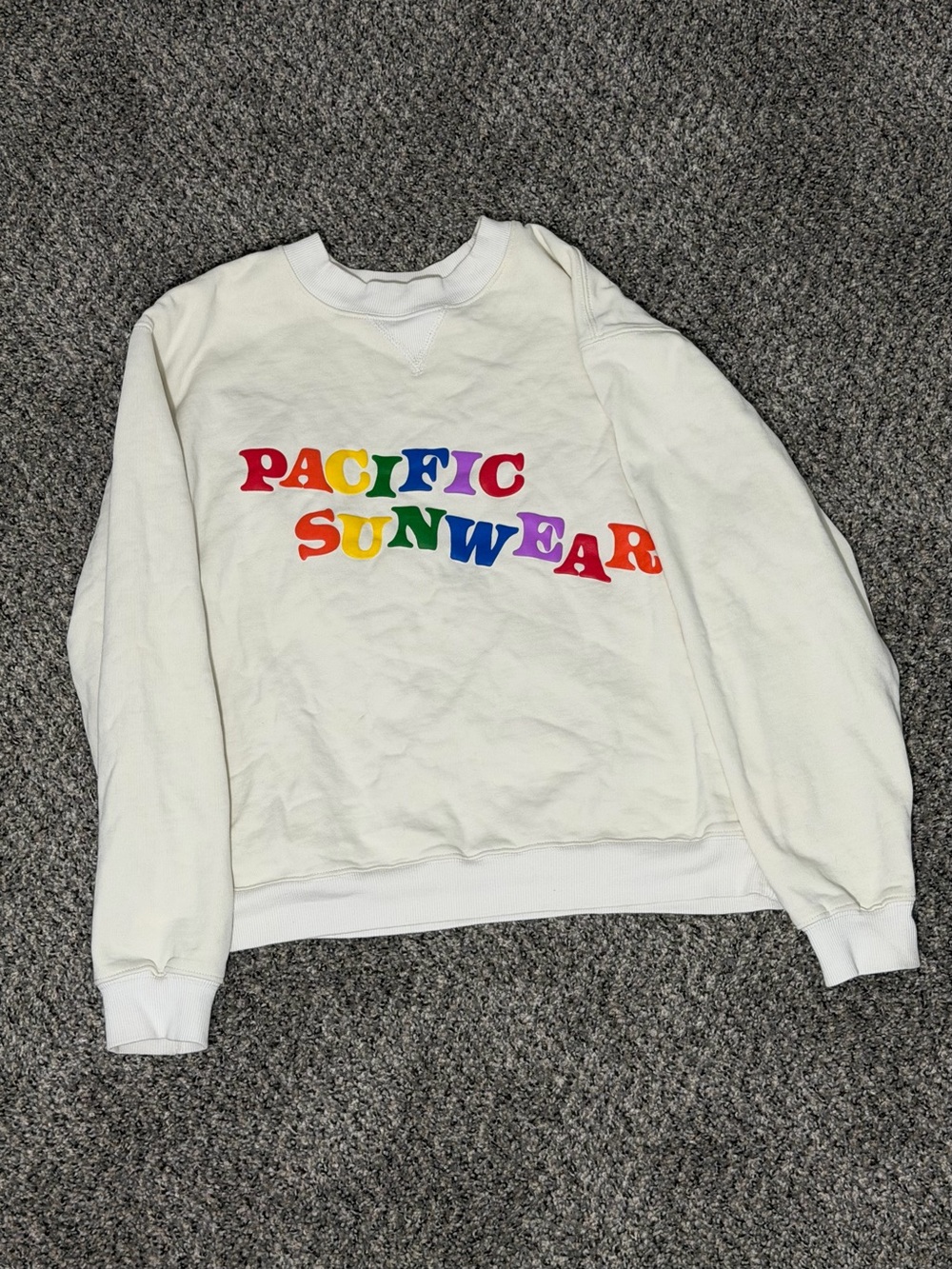 Pacsun Pacific Sunwear White Crewneck
